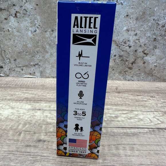 Lot Of 2 Altec Lansing Kids Safe Wired Headphones Blue, Pink Age 3 To 5 NIB - Picture 8 of 15